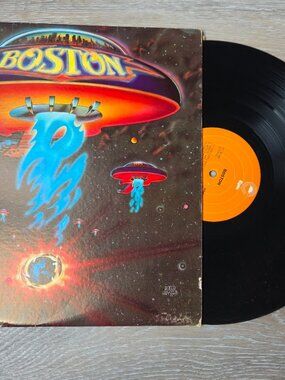 Vintage Boston Self-Titled Debut Vinyl LP (1976) Epic Records PE 34188 Classic R